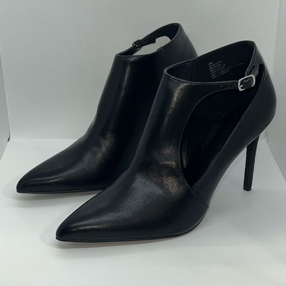 Sexy Size 12 Black Cutout High Heel Booties By JustFab. - Picture 1 of 7